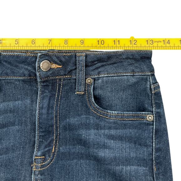 Just USA Blue 5 Pocket Stretch Soft Skinny High‎ Rise Slim Fit Jeans Type Size 6 - Picture 6 of 8